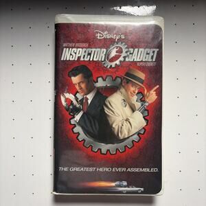 Inspector Gadget VHS 1999 Disney Video Tape Movie Vintage Clamshell Nearly New!